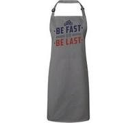 Fabulous Tablier Cuisine Premium Gris Be Fast or Be Last Gris G