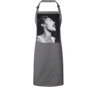 Fabulous Tablier Cuisine Premium Gris Billie Holiday Chanteuse Gris G
