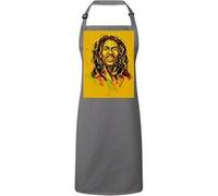 Fabulous Tablier Cuisine Premium Gris Bob Marley Hall Of Fame Gris G