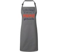 Fabulous Tablier Cuisine Premium Gris Cette Femme est une Mamie Géniale Gris G