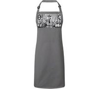 Fabulous Tablier Cuisine Premium Gris Charlie Chaplin Dictateur Gris G