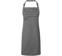 Fabulous Tablier Cuisine Premium Gris Citations Einstein la Vie c'Est Comme une Bicyclette Gris G
