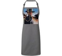 Fabulous Tablier Cuisine Premium Gris Clint Eastwood Cowboy 1 Gris G