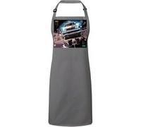 Fabulous Tablier Cuisine Premium Gris Delorean Dmc-12 Retour Vers Le Futur Miroir Gris G