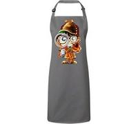 Fabulous Tablier Cuisine Premium Gris Detective Conan Gris G