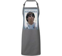 Fabulous Tablier Cuisine Premium Gris Diego Armando Maradona Gris G