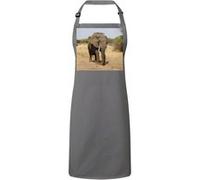 Fabulous Tablier Cuisine Premium Gris Elephant d'Afrique Savane Gris G