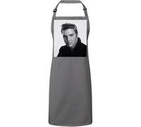 Fabulous Tablier Cuisine Premium Gris Elvis Presley Chanteur 9 Gris G