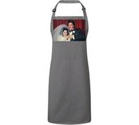 Fabulous Tablier Cuisine Premium Gris Elvis Presley Mariage Las Vegas 1967 Gris G