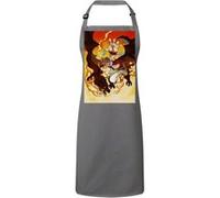 Fabulous Tablier Cuisine Premium Gris Fairy Tail Natsu Et Ignir Dragon Slayer Gris G