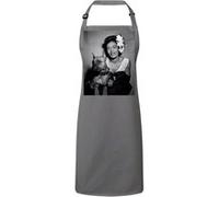 Fabulous Tablier Cuisine Premium Gris Frida Kahlo Artiste 19 Gris G