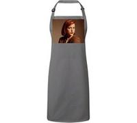 Fabulous Tablier Cuisine Premium Gris Gillian Anderson The X Files Portrait FBI Gris G