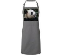 Fabulous Tablier Cuisine Premium Gris Gros Plan De Bebe Panda Gris G