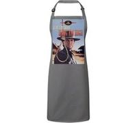 Fabulous Tablier Cuisine Premium Gris Hang'Em High Cinéma Vintage Clint Eastwood Gris G