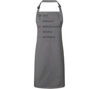 Fabulous Tablier Cuisine Premium Gris Je suis Merveilleuse Cases à Cocher Femme Gris G