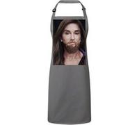 Fabulous Tablier Cuisine Premium Gris Jenner Avec une Barbe Troll Gris G