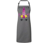 Fabulous Tablier Cuisine Premium Gris J'M'En Fous Je Suis Une Licorne Dessin Gris G