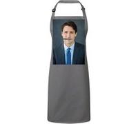 Fabulous Tablier Cuisine Premium Gris Justin Trudeau Canadiens South Park Gris G
