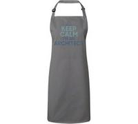 Fabulous Tablier Cuisine Premium Gris Keep Calm I'm an Architect Gris G