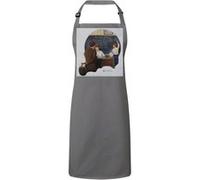 Fabulous Tablier Cuisine Premium Gris Knowledge is Power Peinture Norman Rockwell Gris G