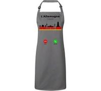 Fabulous Tablier Cuisine Premium Gris L'Allemagne M'Appelle Patrimoine et Drapeau Gris G