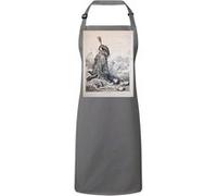 Fabulous Tablier Cuisine Premium Gris Le Loup Devenu Berger Fable LaFontaine Gustave Dore Gris G