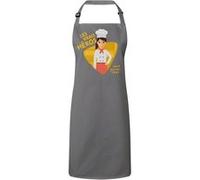 Fabulous Tablier Cuisine Premium Gris Les Vrais Héros - Cuisinière Chef Commis Gris G