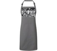 Fabulous Tablier Cuisine Premium Gris Mahatma Gandhi Inde Marche du Sel Gris G