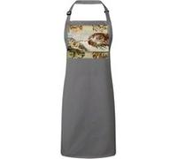 Fabulous Tablier Cuisine Premium Gris Michel-Ange La Création d'Adam Vatican Gris G