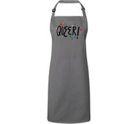Fabulous Tablier Cuisine Premium Gris Queer Coeur LGBT Gris G
