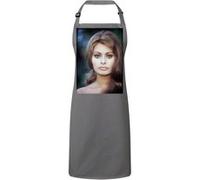 Fabulous Tablier Cuisine Premium Gris Sophia Loren Actrice 2 Gris G