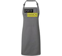 Fabulous Tablier Cuisine Premium Gris Sportif Du Dimanche Gris G