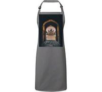 Fabulous Tablier Cuisine Premium Gris Temple au travers d'une Porte Inde Gris G