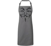 Fabulous Tablier Cuisine Premium Gris Visage Anonymous Pixels Gris G