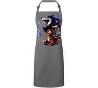 Fabulous Tablier Cuisine Premium Gris Yamcha Dragon Ball Gris G