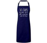Fabulous Tablier Cuisine Premium Navy 365 Days Together but Who's Counting Navy G