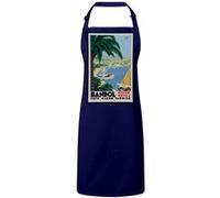 Fabulous Tablier Cuisine Premium Navy Bandol Cote d'Azur AfficheVintage Navy G