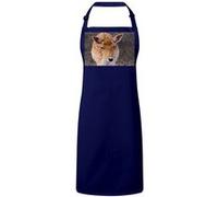 Fabulous Tablier Cuisine Premium Navy Belle Biche Cerf Cervide Navy G