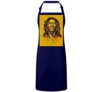 Fabulous Tablier Cuisine Premium Navy Bob Marley Hall Of Fame Navy G
