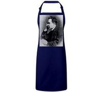 Fabulous Tablier Cuisine Premium Navy Friedrich Nietzsche Philosophe Navy G