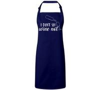 Fabulous Tablier Cuisine Premium Navy I Don't See Wine Not Navy G