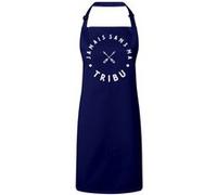Fabulous Tablier Cuisine Premium Navy Jamais sans ma Tribu Famille Navy G