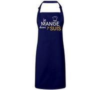 Fabulous Tablier Cuisine Premium Navy Je Mange donc je Suis Navy G