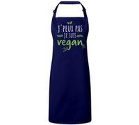 Fabulous Tablier Cuisine Premium Navy J'peux pas je suis Vegan Navy G