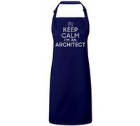 Fabulous Tablier Cuisine Premium Navy Keep Calm I'm an Architect Navy G