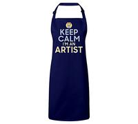 Fabulous Tablier Cuisine Premium Navy Keep Calm I'm an Artist Parodie Métier Job Artiste