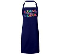 Fabulous Tablier Cuisine Premium Navy L'Amour c'est l'Amour Navy G