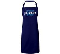 Fabulous Tablier Cuisine Premium Navy Le Meilleur Plombier du Monde Navy G