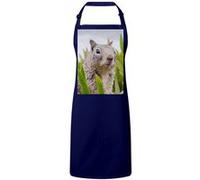 Fabulous Tablier Cuisine Premium Navy Marmotte Dans L'Herbe Navy G