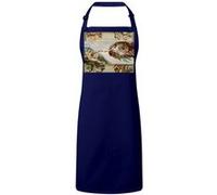 Fabulous Tablier Cuisine Premium Navy Michel-Ange La Création d'Adam Vatican Navy G